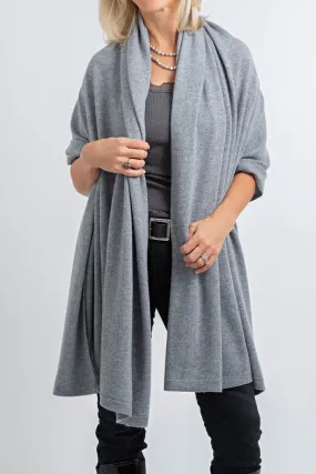 100% Cashmere Scarf Husky Grey