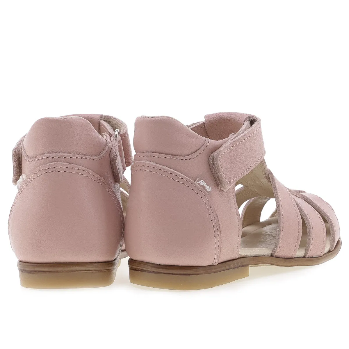 (1093-7) Emel light pink closed sandals