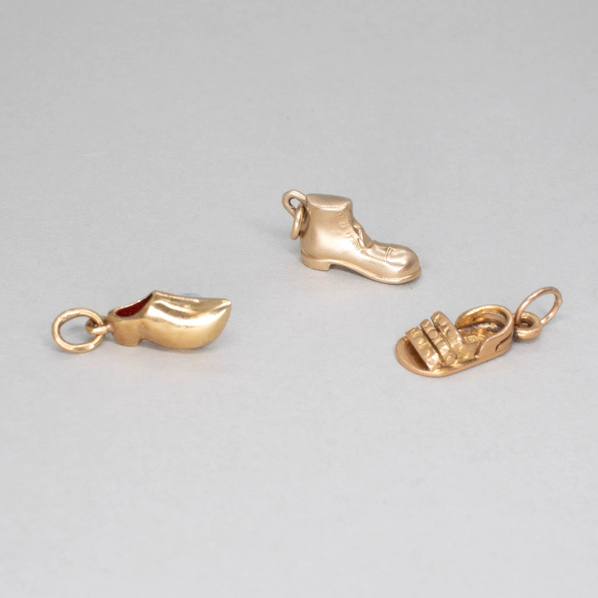 14K Vintage Shoe Charms