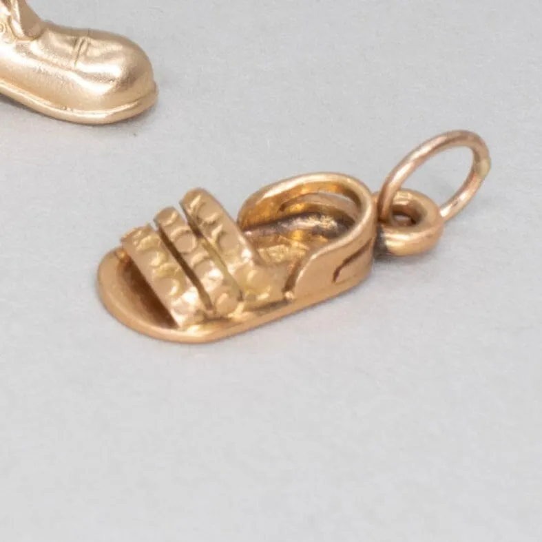 14K Vintage Shoe Charms