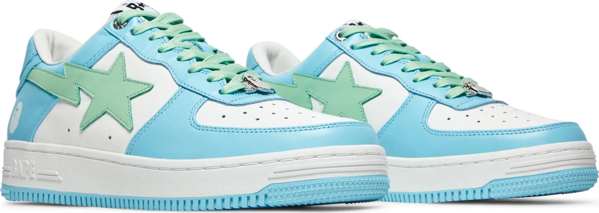 A Bathing Ape Bape Sta Low 'Pastel Pack - Sax'