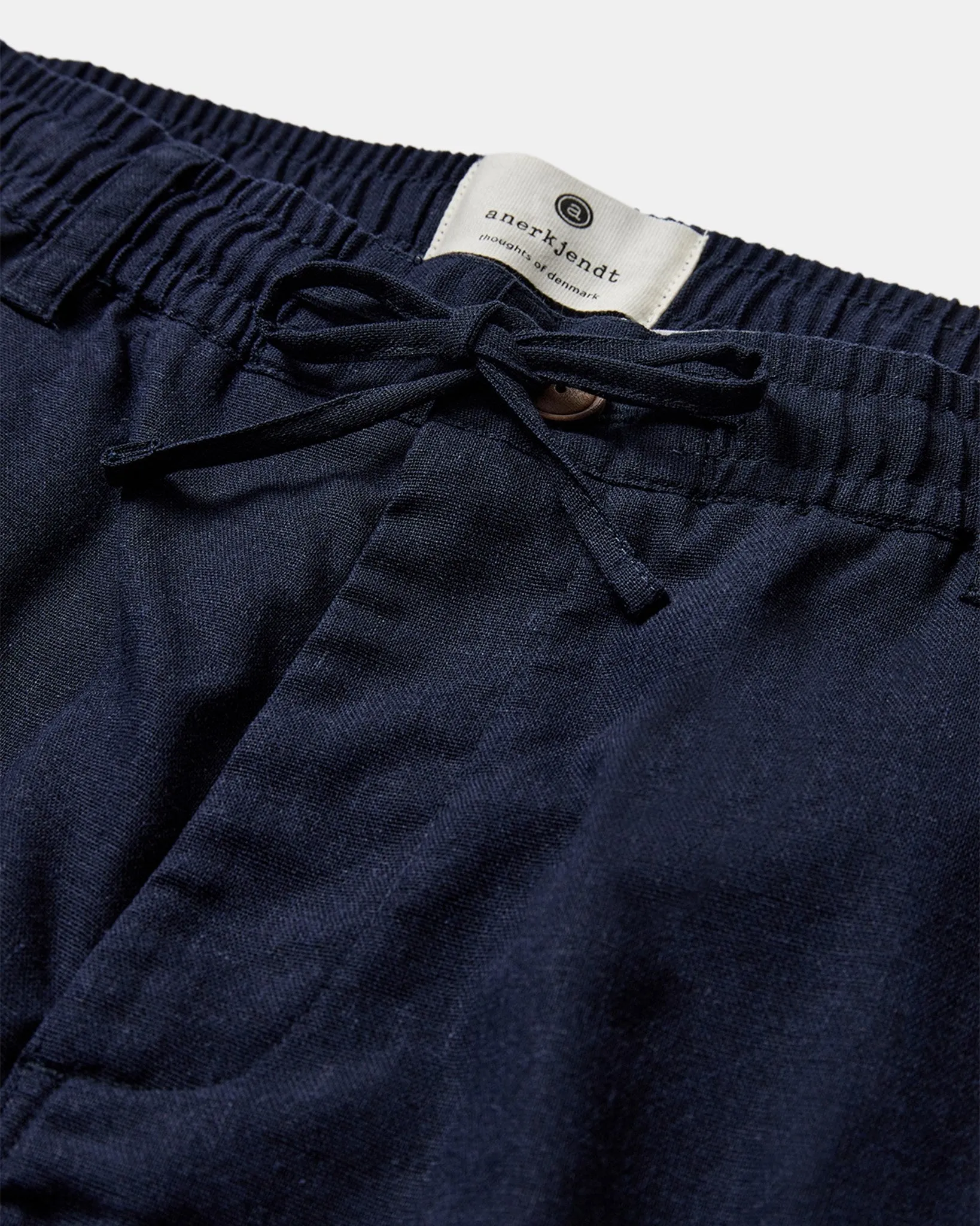 AKJAN COT/LINEN ELA PANTS - Sky Captain