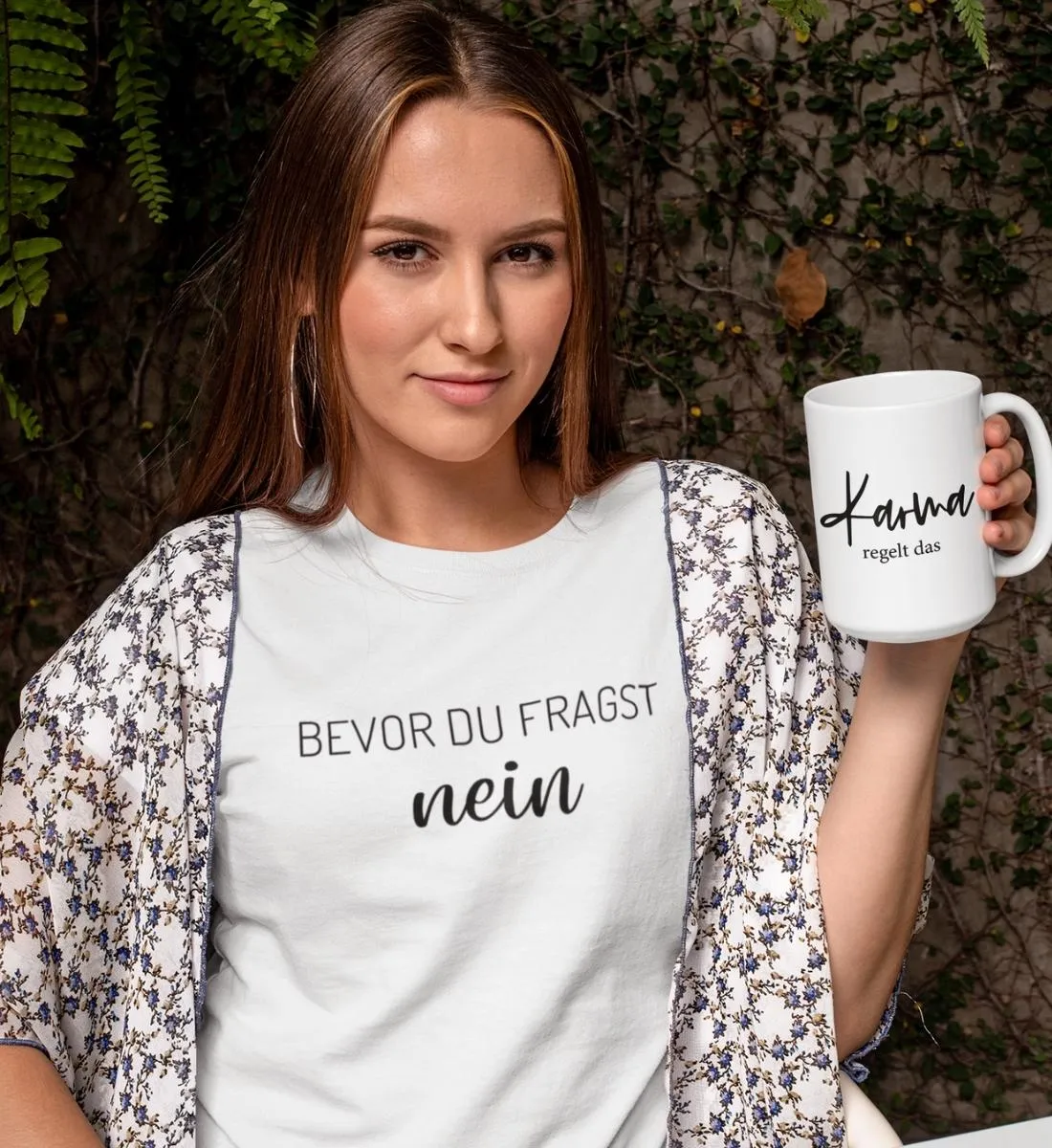 Bevor Du Fragst Nein 100% Bio T-Shirt