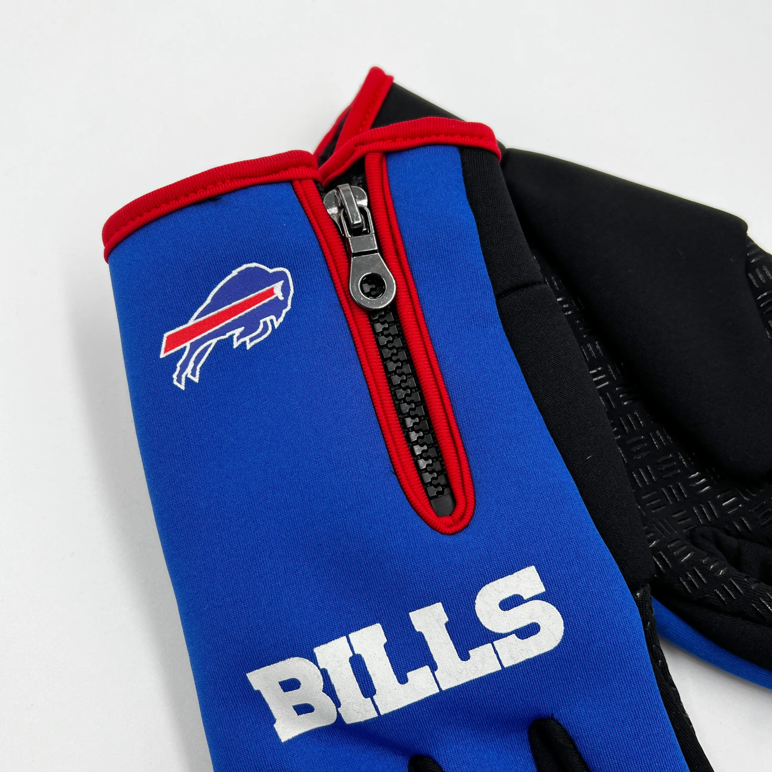 Buffalo Bills Royal Blue Waterproof Faux Fur Lined Gloves