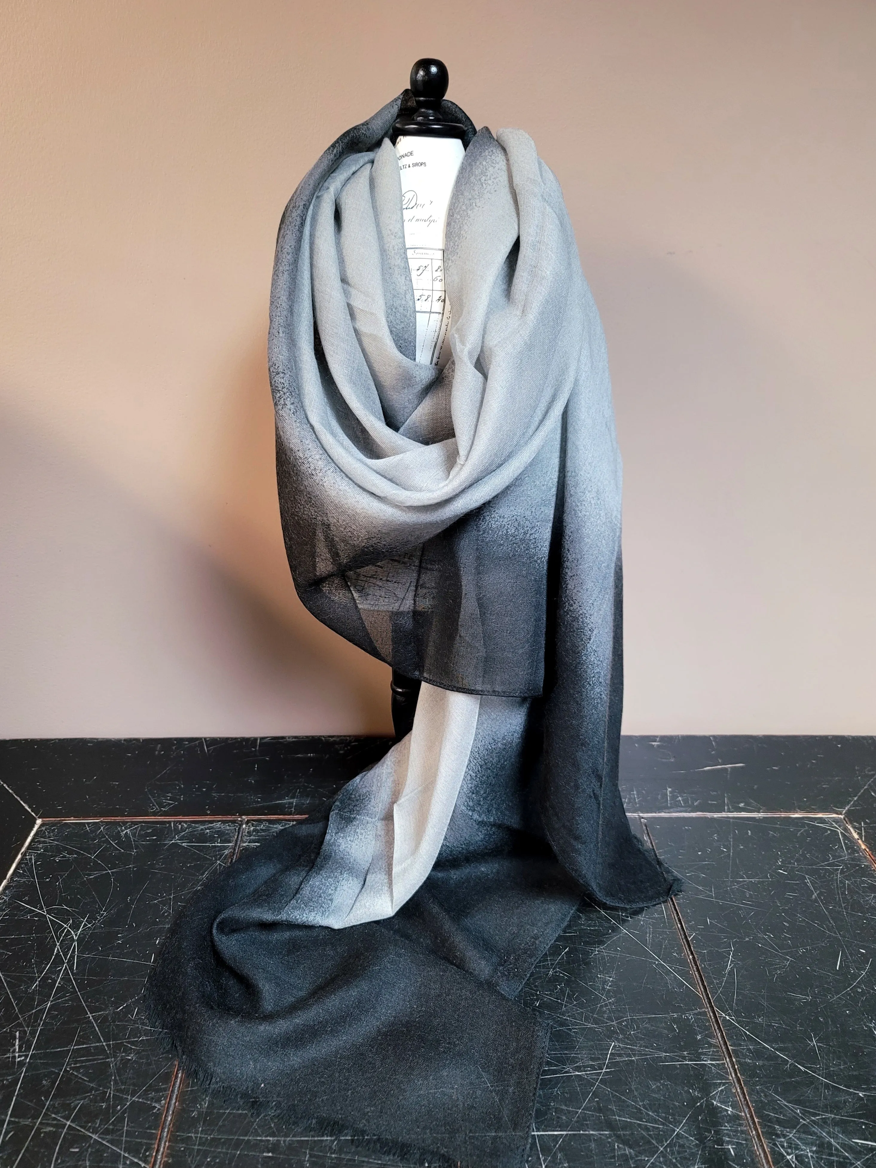 Charcoal Ombre Scarf