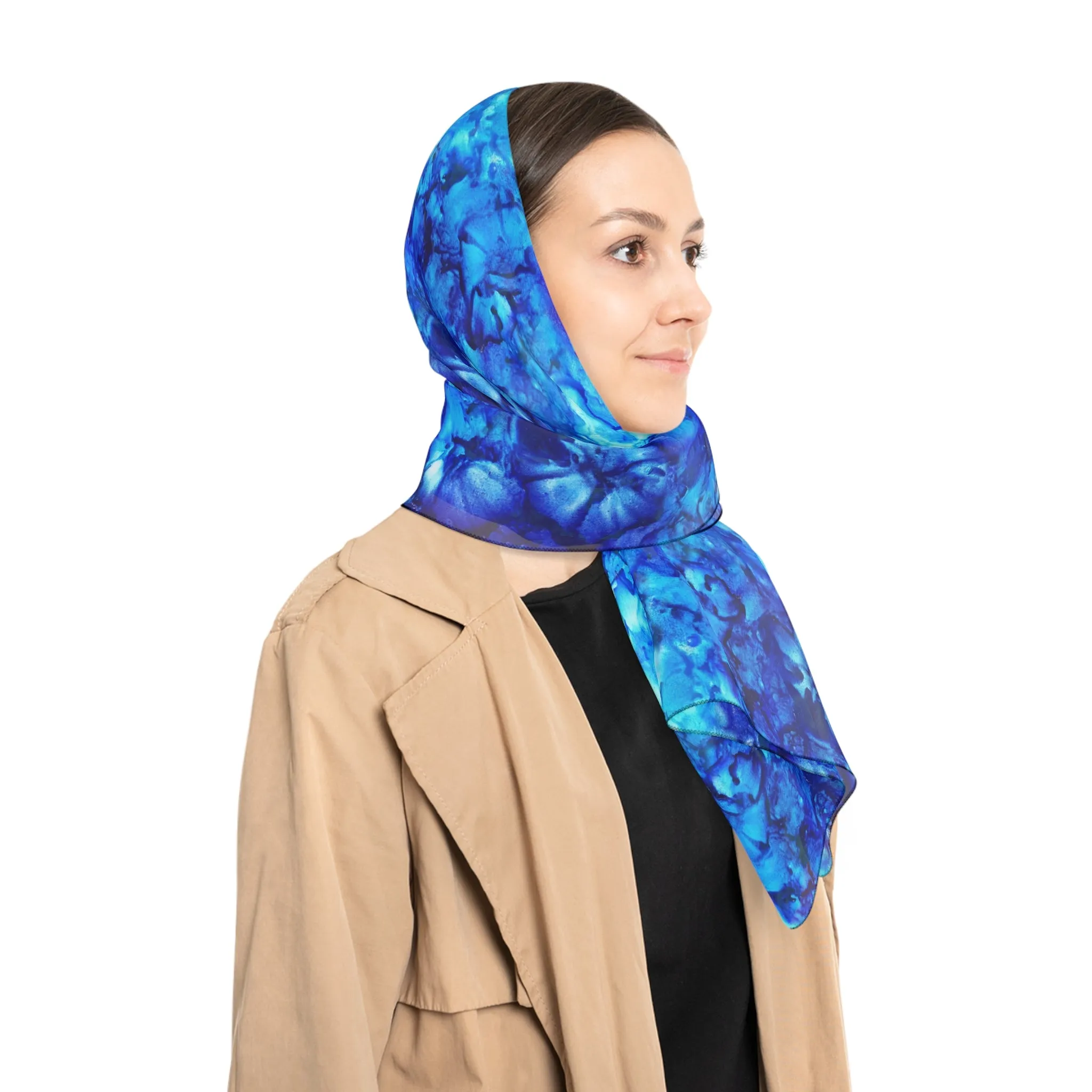 Chiffon Scarf - Serenity Print