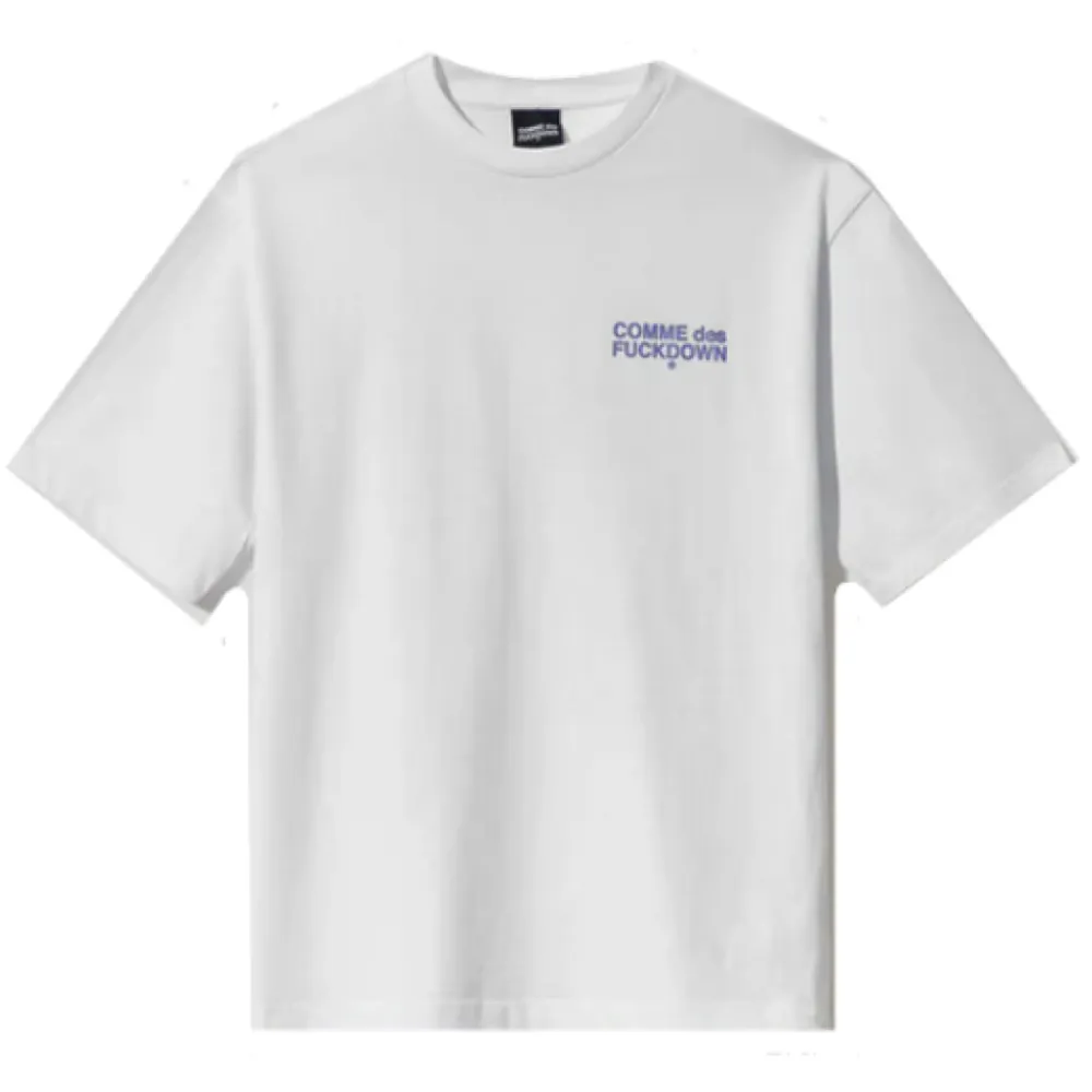 Comme Des Fuckdown T-Shirt Logo Multicolor