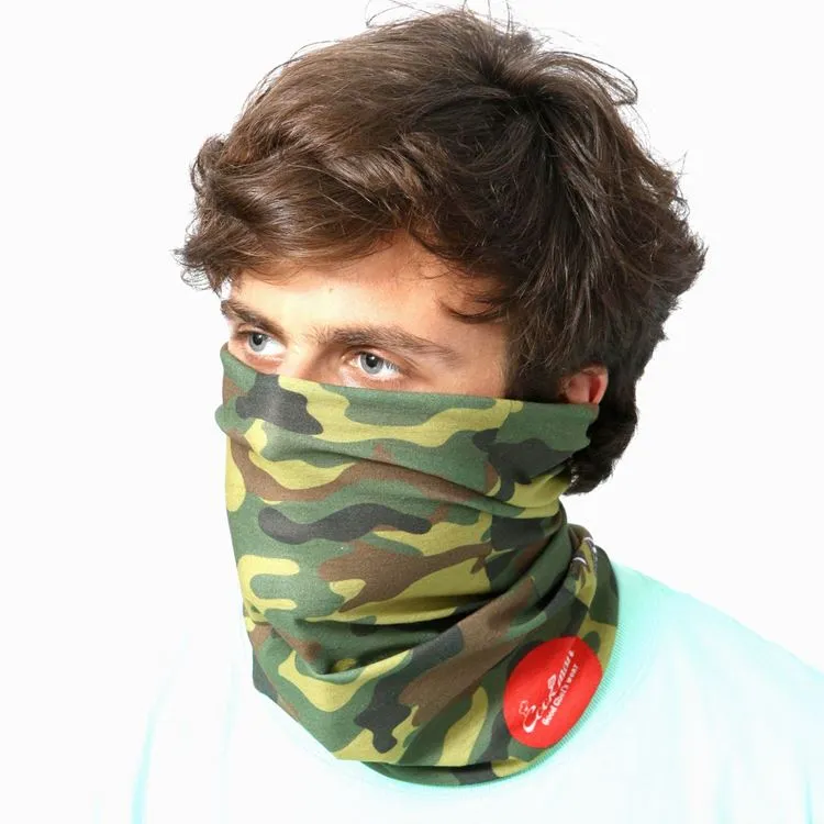 Cookman Chef's Scarf - Woodland Camo Green