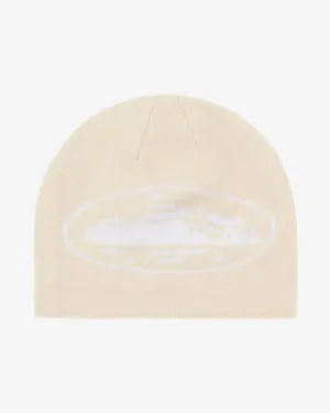 CORTEIZ ALCATRAZ SKULLY BEANIE CREAM