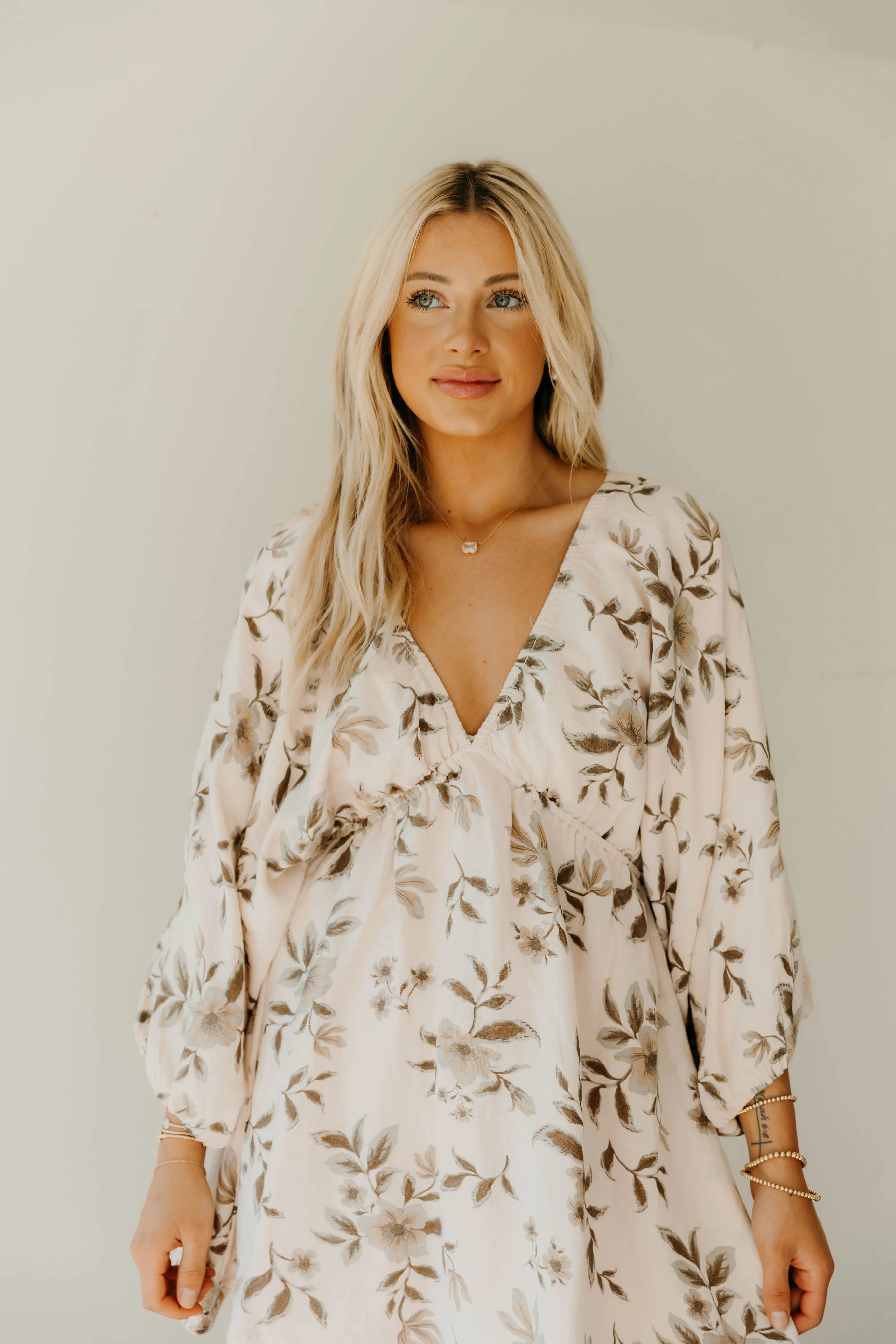 Free People Portia Printed Mini Dress