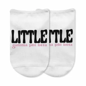 Gamma Phi Beta No Show Socks for Bigs and Littles