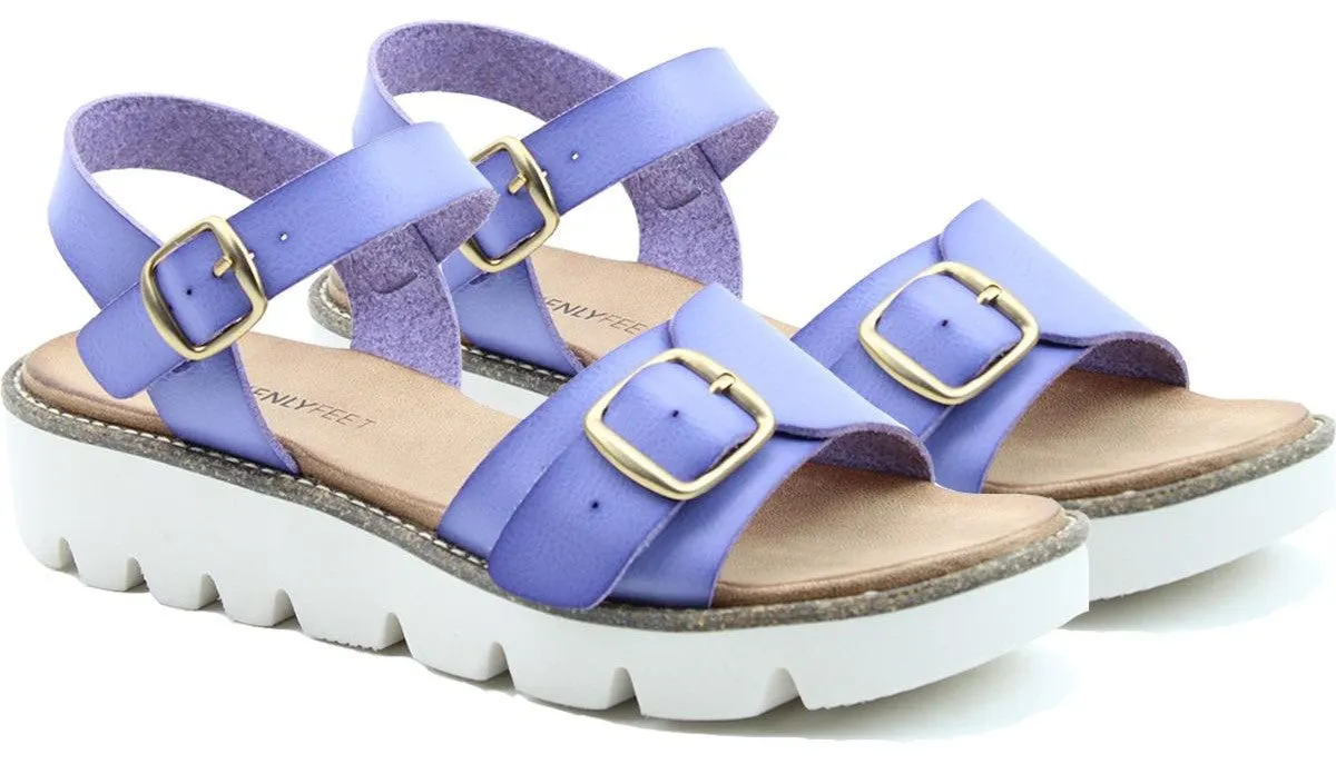 Heavenly Feet Trudy Womens Buckle Fastening Sandal