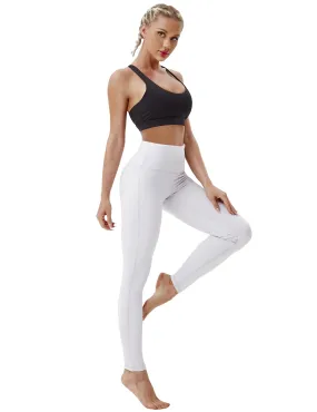 High Waist Side Line yogastudio Pants lightgray_yogastudio