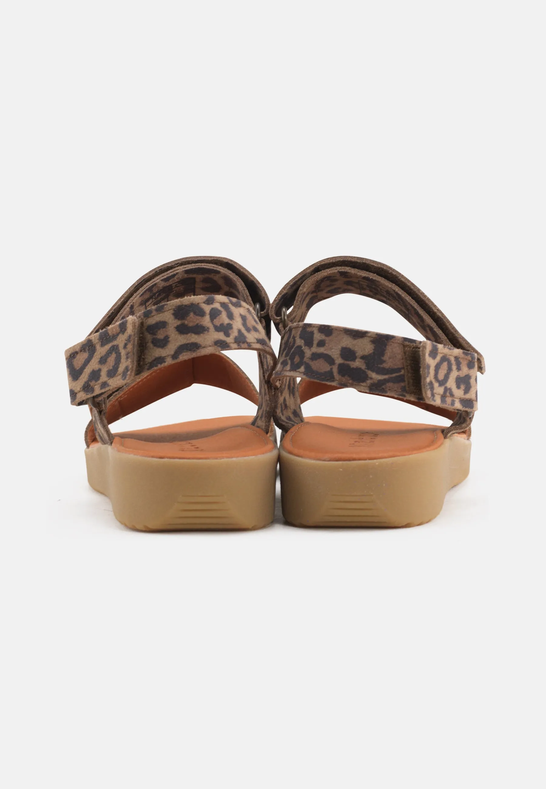 Karen Sandal Suede Print - Leopard