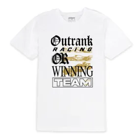 Mens Outrank Winning Team T-Shirt (White)