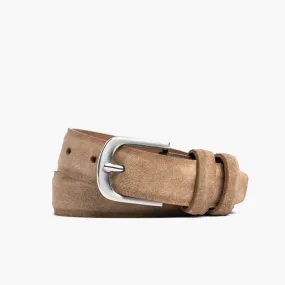 Men's Refined Leather Belt | Sandstone