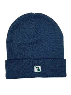 Michigan Embroidered Beanie