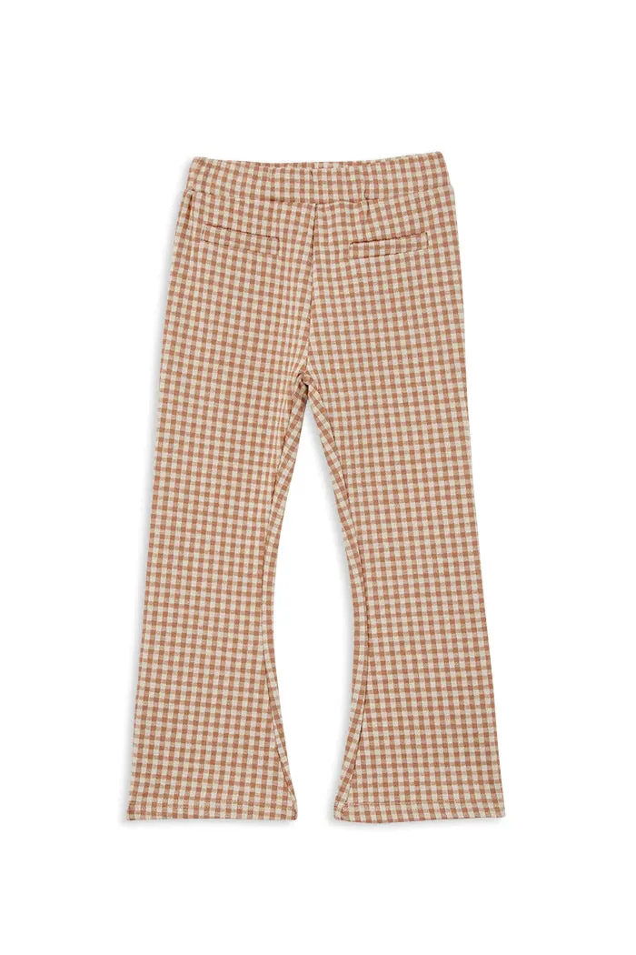 Milky Check Flared Pant