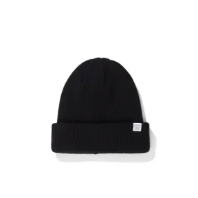 Norse Merino Lambswool Beanie Black