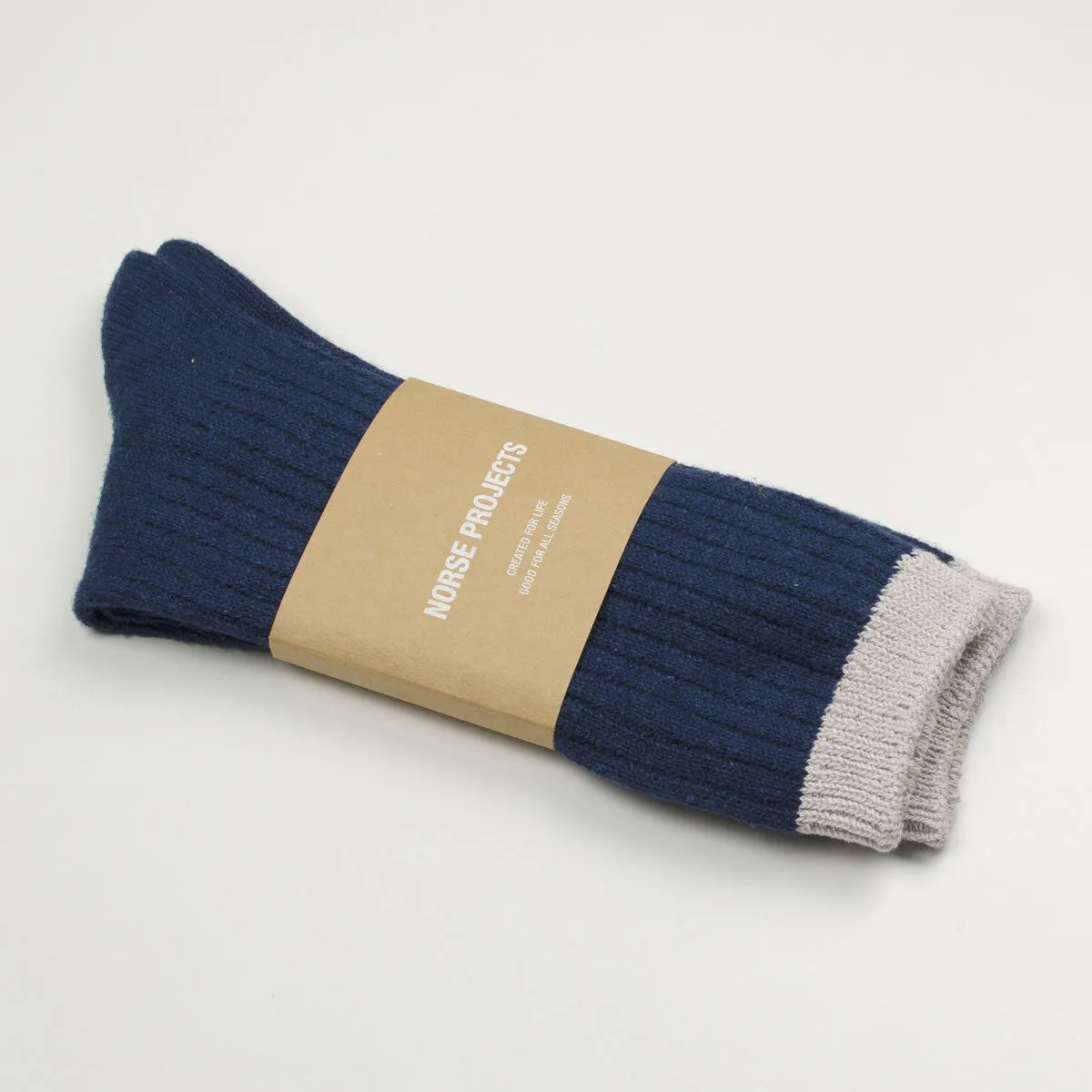 Norse Projects - Bjarki Cotton Hemp Socks - Ultra Marine