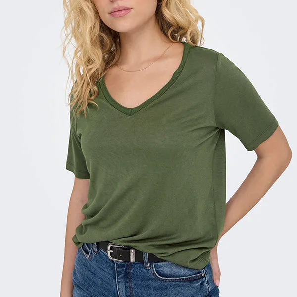 ONLY Elise V-Neck Tshirt