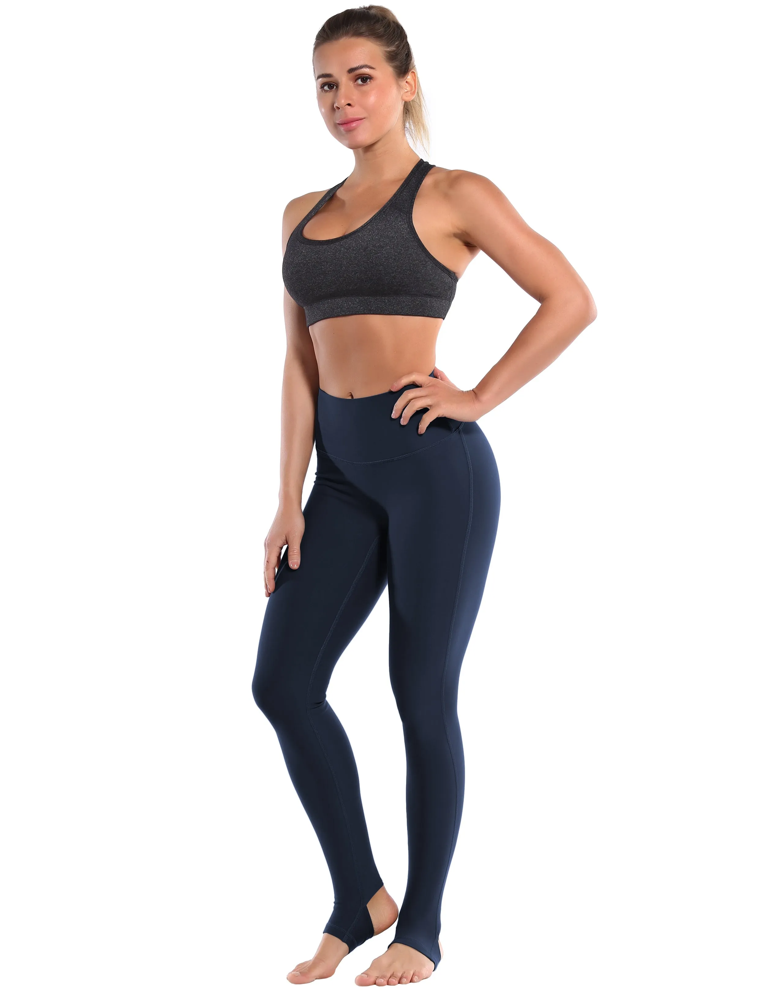 Over the Heel Yoga Pants darknavy ins