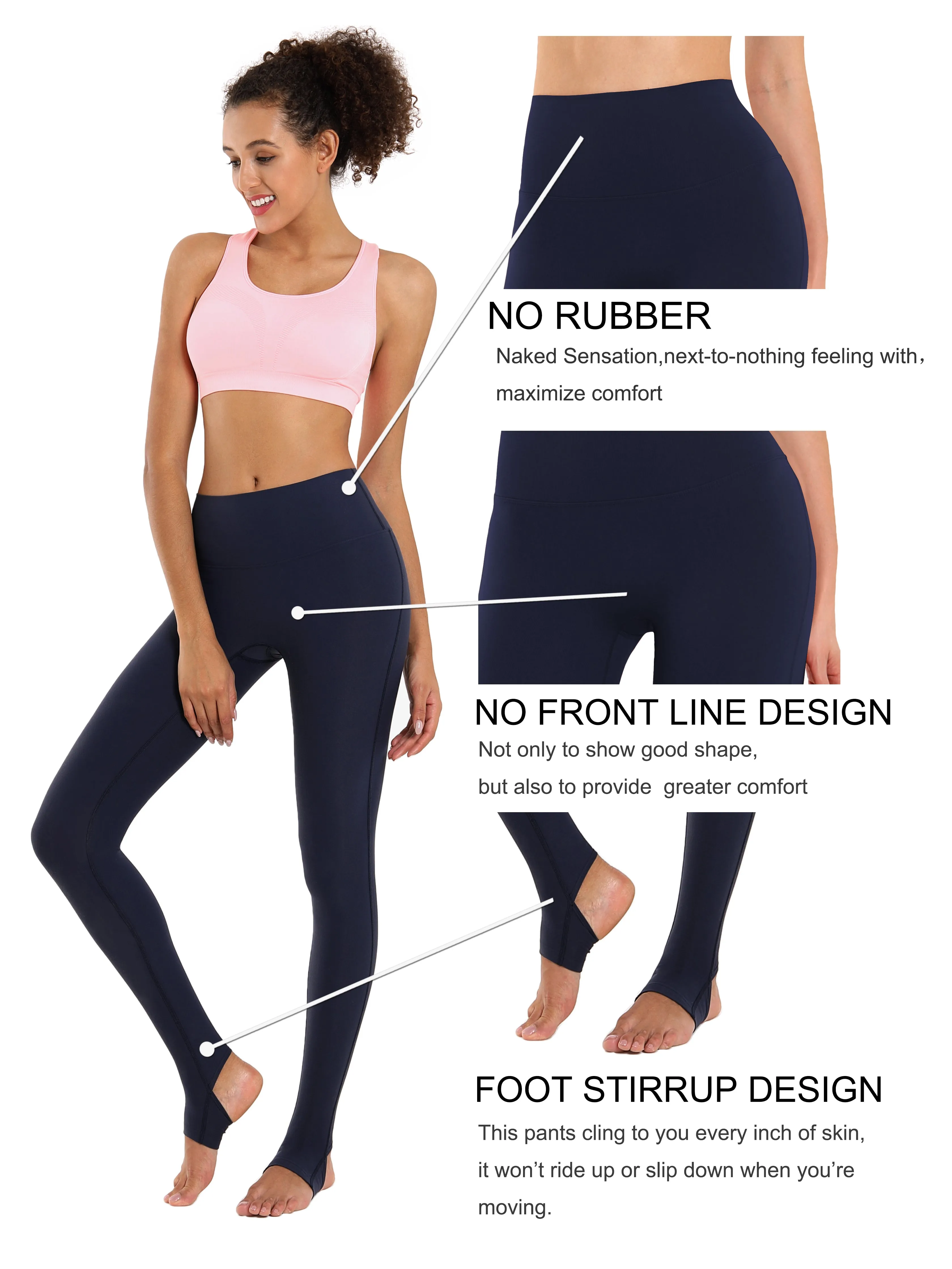 Over the Heel Yoga Pants darknavy ins