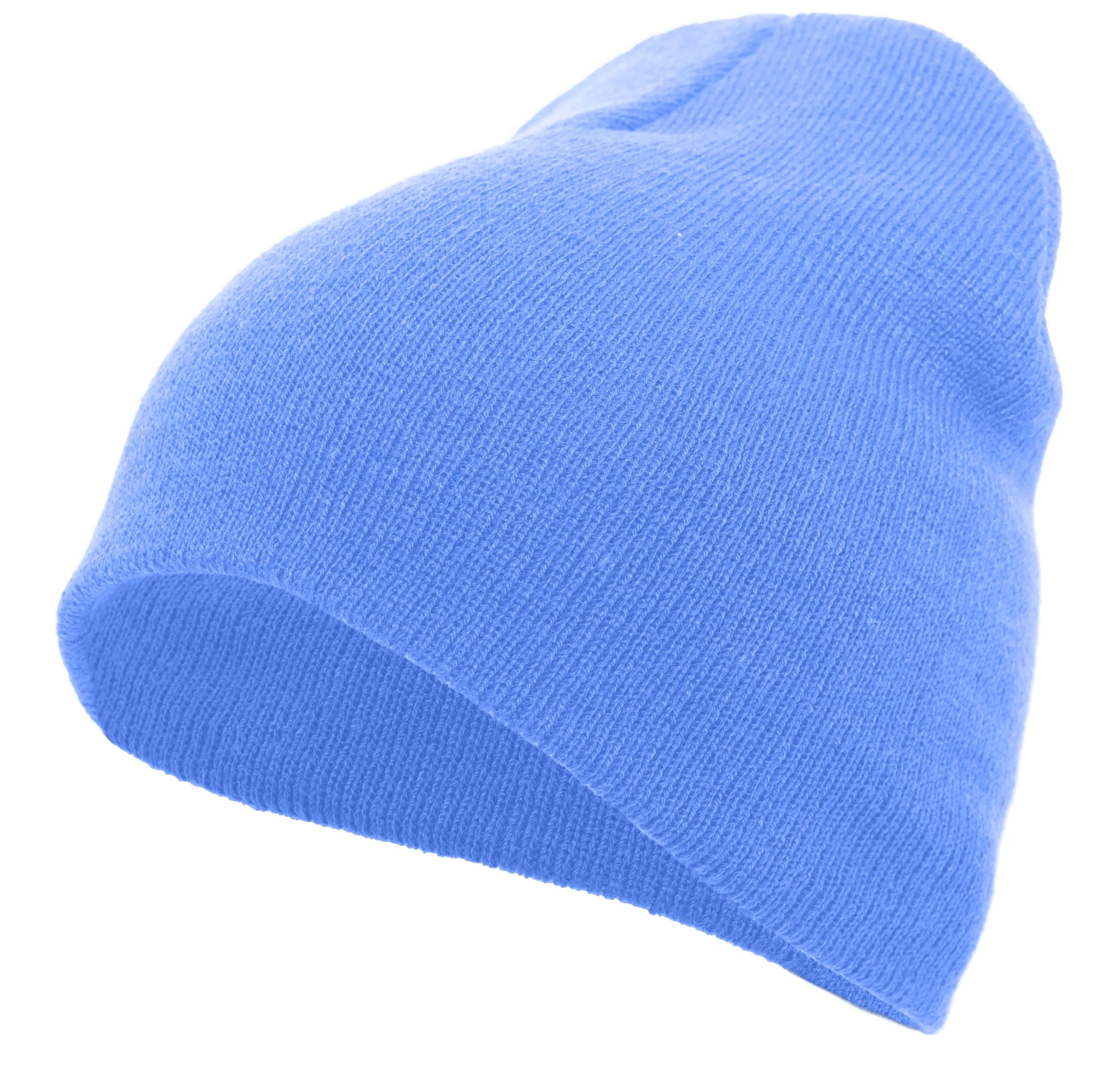 Pacific Headwear Basic Knit Beanie - Carolina Blue