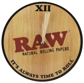 RAW Wall Clock - Wood / 11.5