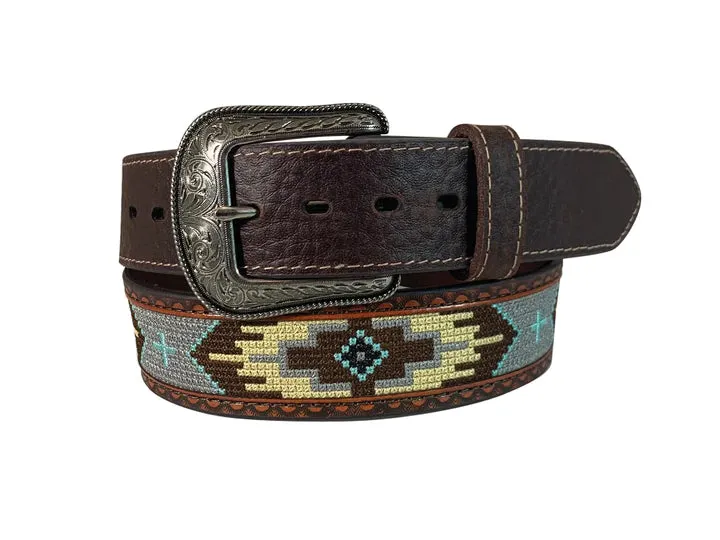 Roper Aztec Pattern Belt