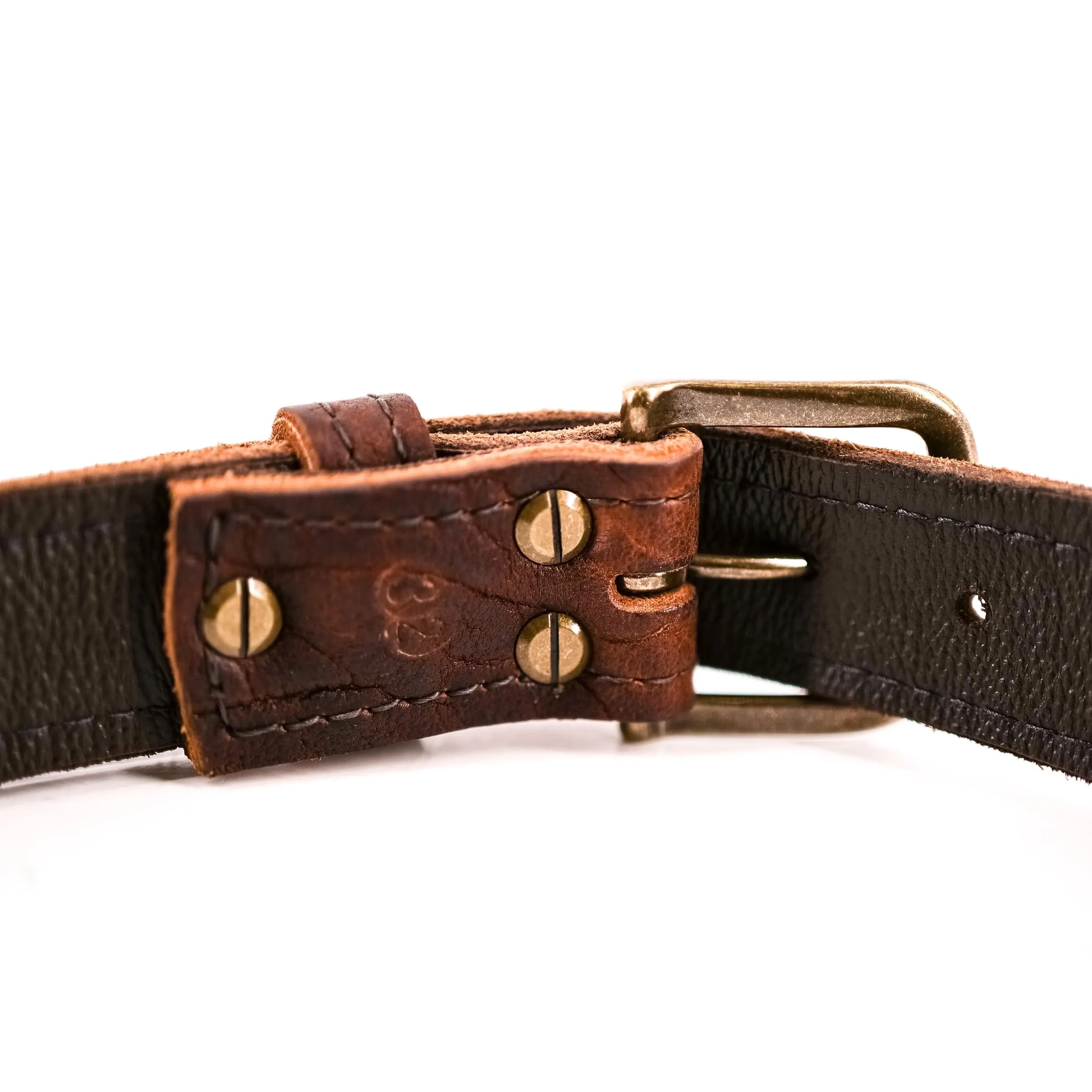 Rough Bison Leather Belt