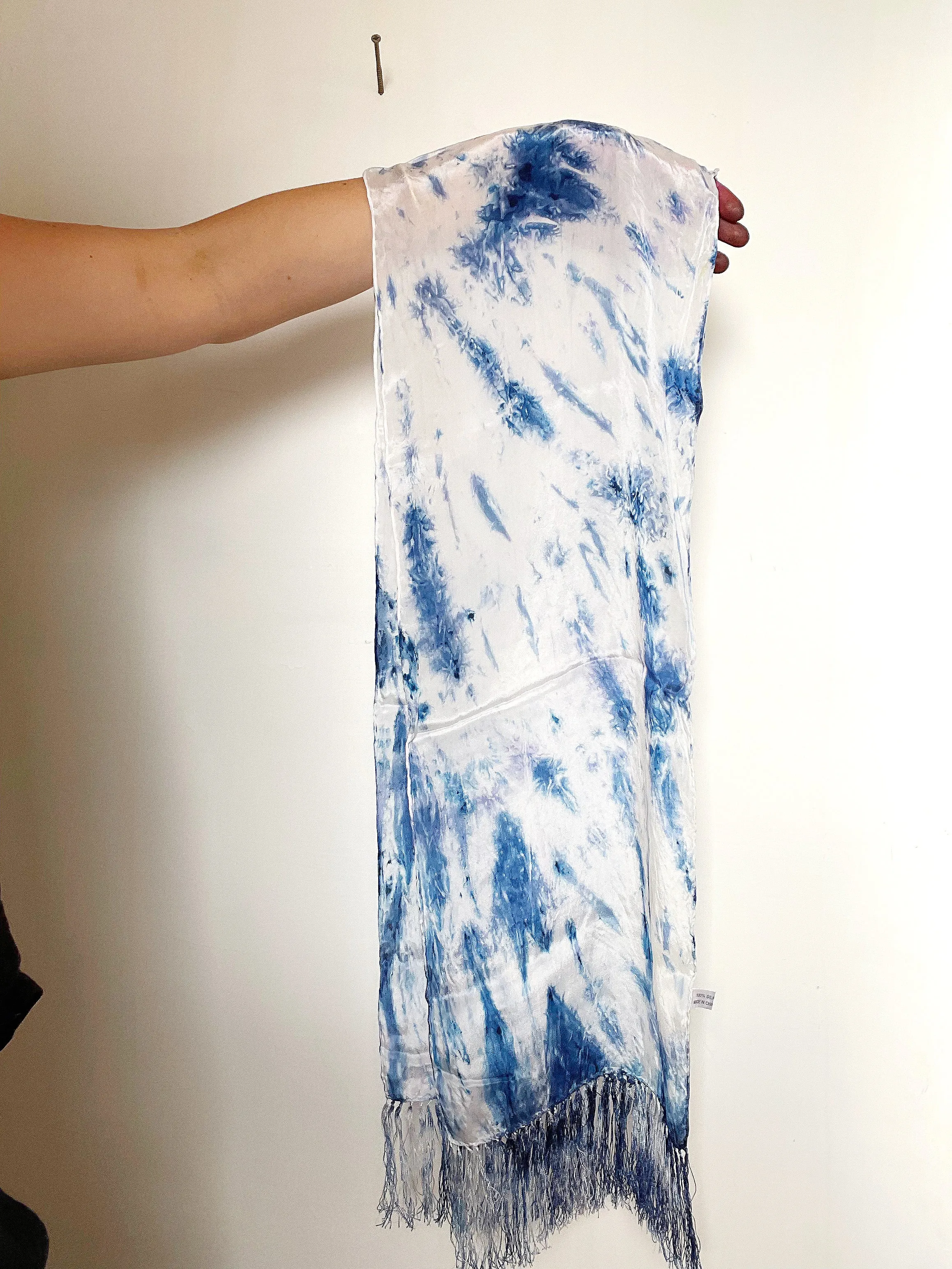 Silk Fringe scarf