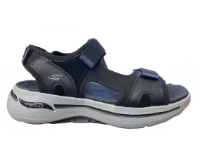 Skechers men's sandal Go Walk Arch Fit Sandal Mission 229021/BKNV black-navy