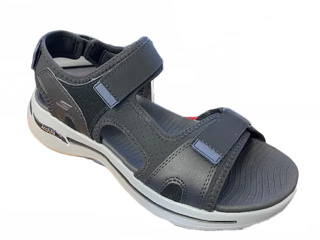 Skechers men's sandal Go Walk Arch Fit Sandal Mission 229021/BKNV black-navy