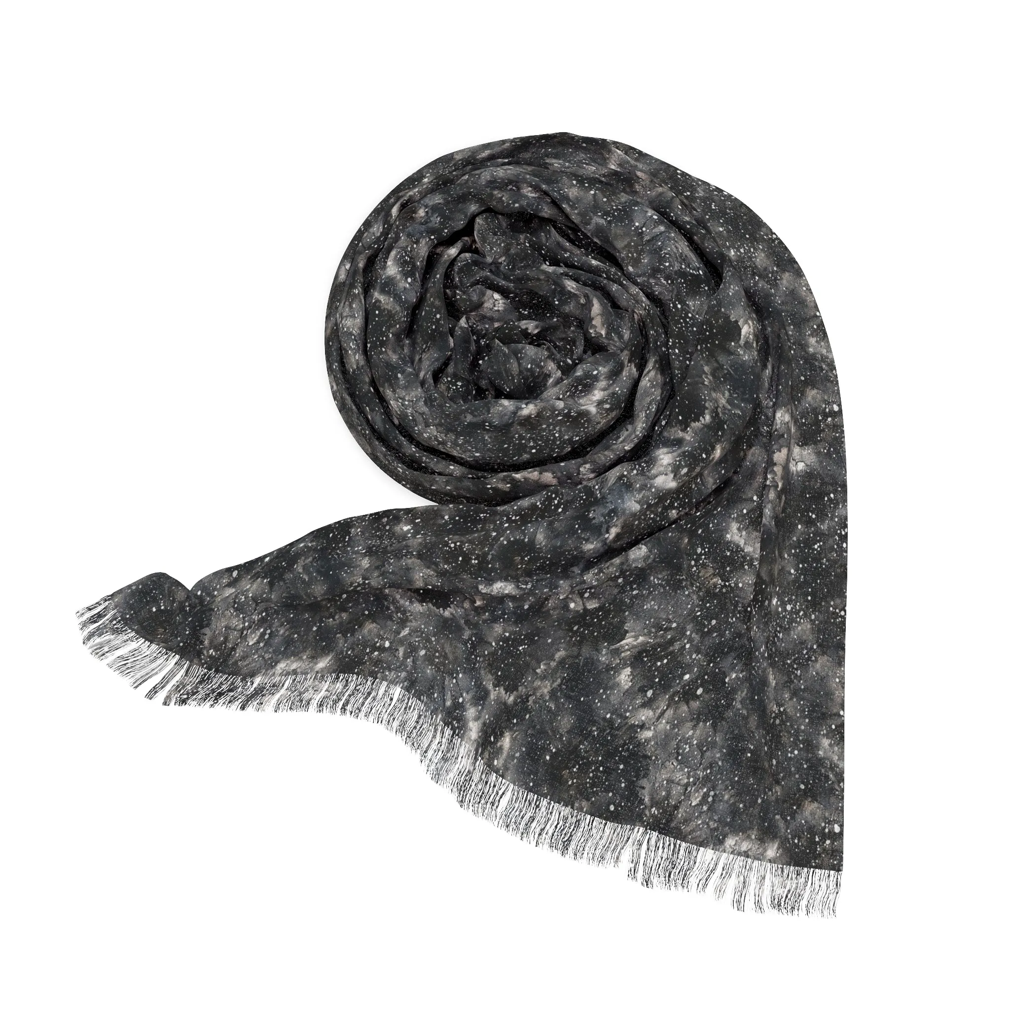 Starry Night Light Fringe Scarf