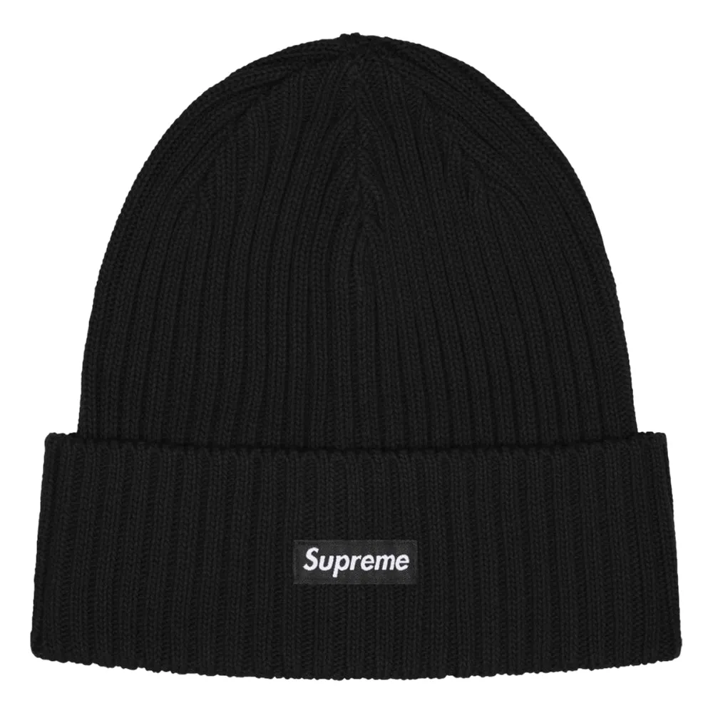 SUPREME OVERDYED BEANIE-BLACK