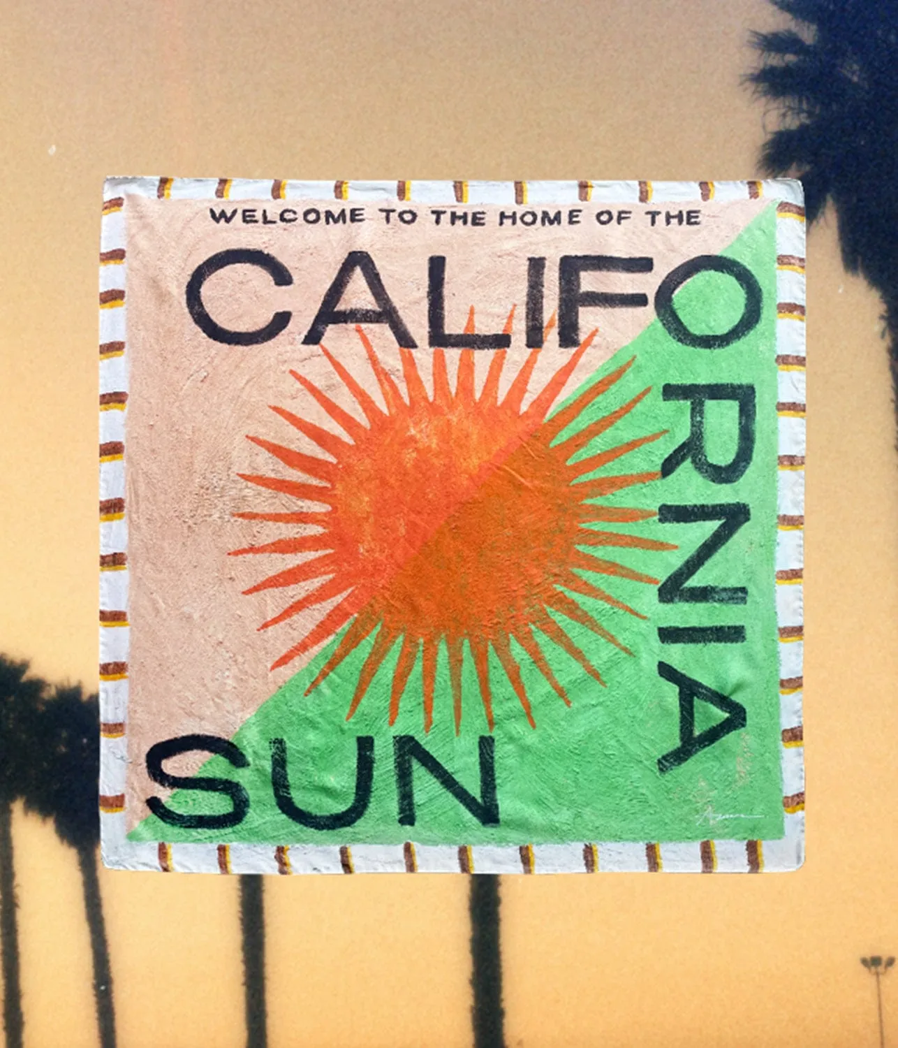 THE CALIFORNIA SUN SILK TRAVEL SCARF