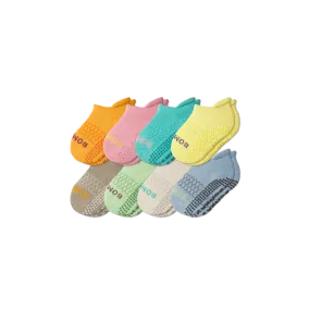 Toddler Gripper Ankle Sock 8-Pack