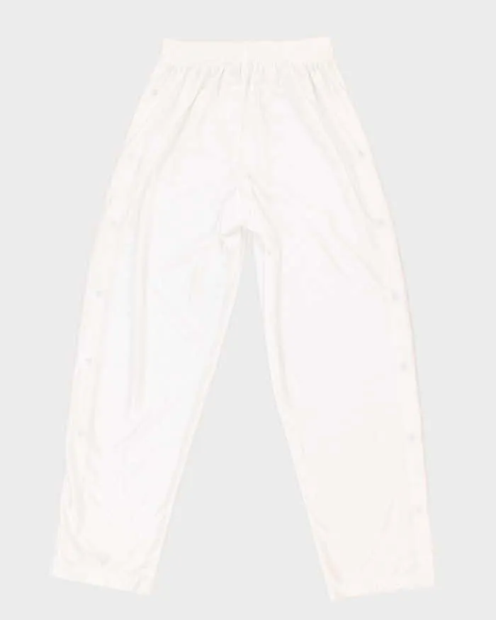 Vintage Men's White Nike Popper Pants - M